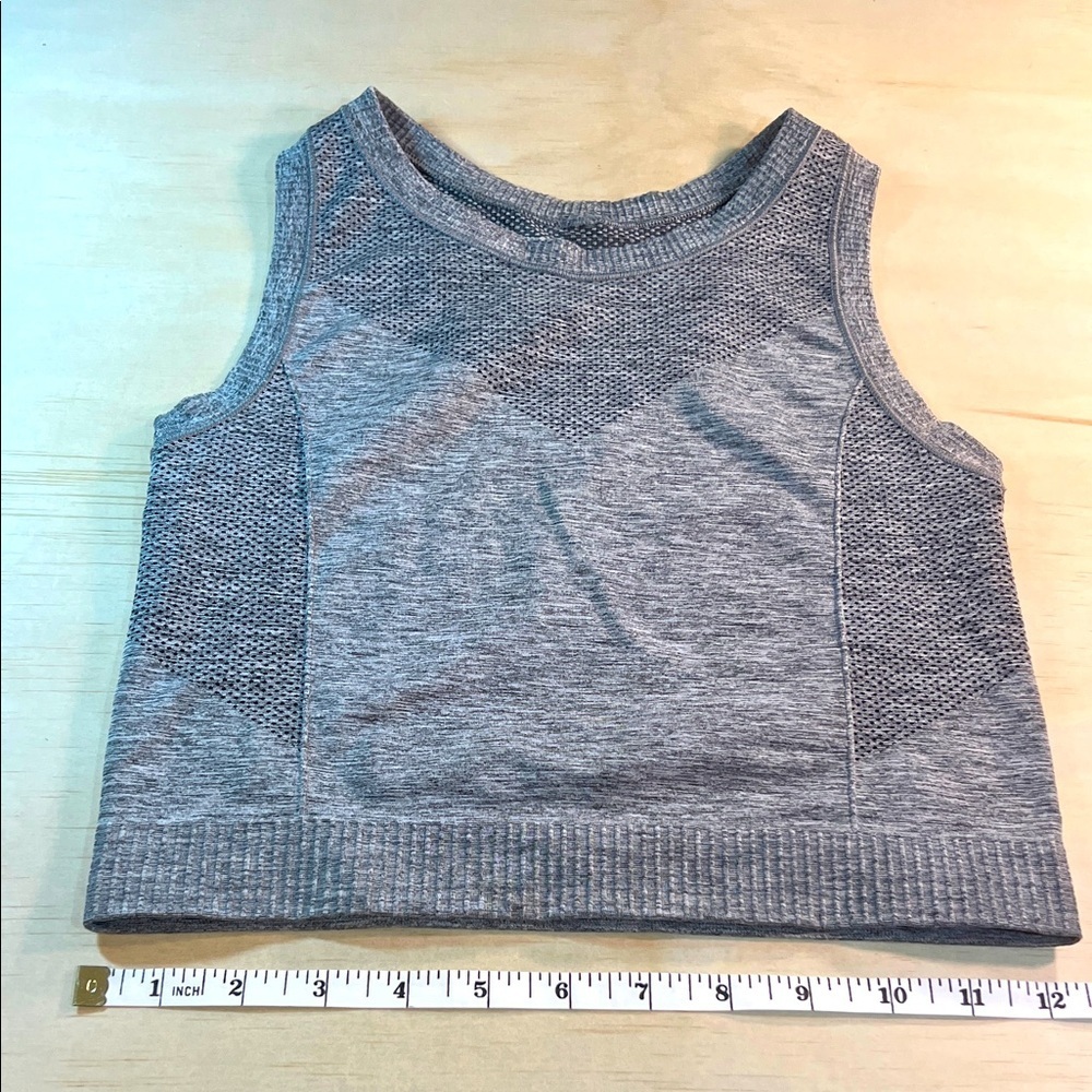 Old Navy Active Gray Seamless Top Sz S